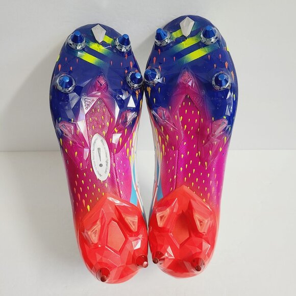 NEW Adidas Predator Edge+ SG Soccer Cleats GW1035 Size 11 White main image 5